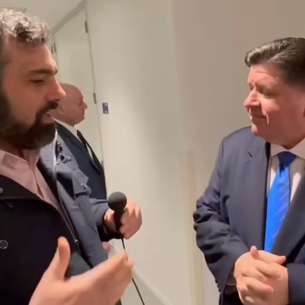 Joe Gallina and Illinois Governor JB Pritzker