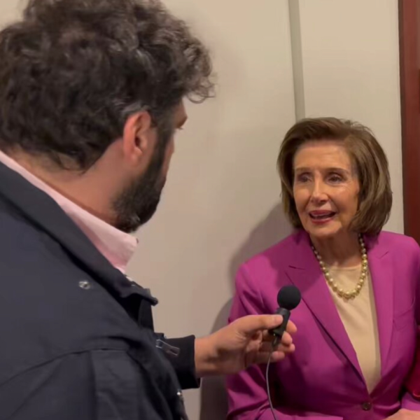 Joe Gallina and Speaker Emerita Nancy Pelosi (D-CA)
